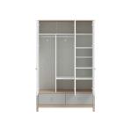 بونو دولاب ملابس رمادي 3 أبواب وودي