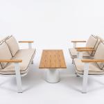 ويست وايت طقم كنب خارجي 4 قطع