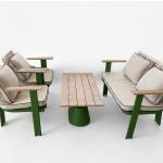 ويست جرين طقم كنب خارجي 4 قطع