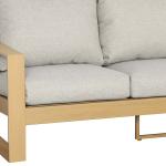 نيو هيڤن طقم كنب خارجي وودي