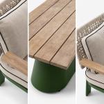 ويست جرين طقم كنب خارجي 4 قطع