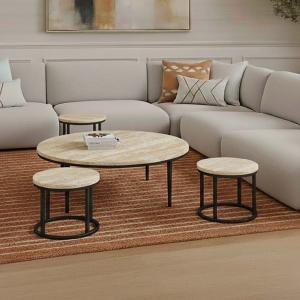 فيونا طقم طاولات أرضية للمجالس 5 قطع