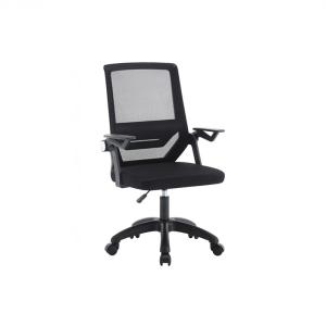 لينيا كرسي مكتب دوار أسود وودي