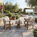 ويست براون طقم كنب خارجي 4 قطع