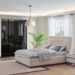 بيلا دولاب ملابس بيج- 6 أبواب وودي